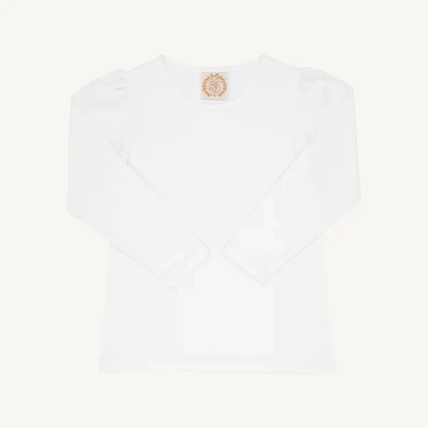 The Beaufort Bonnet Company - Long Sleeve Penny's Play Shirt & Onesie Worth Avenue White - Image 2