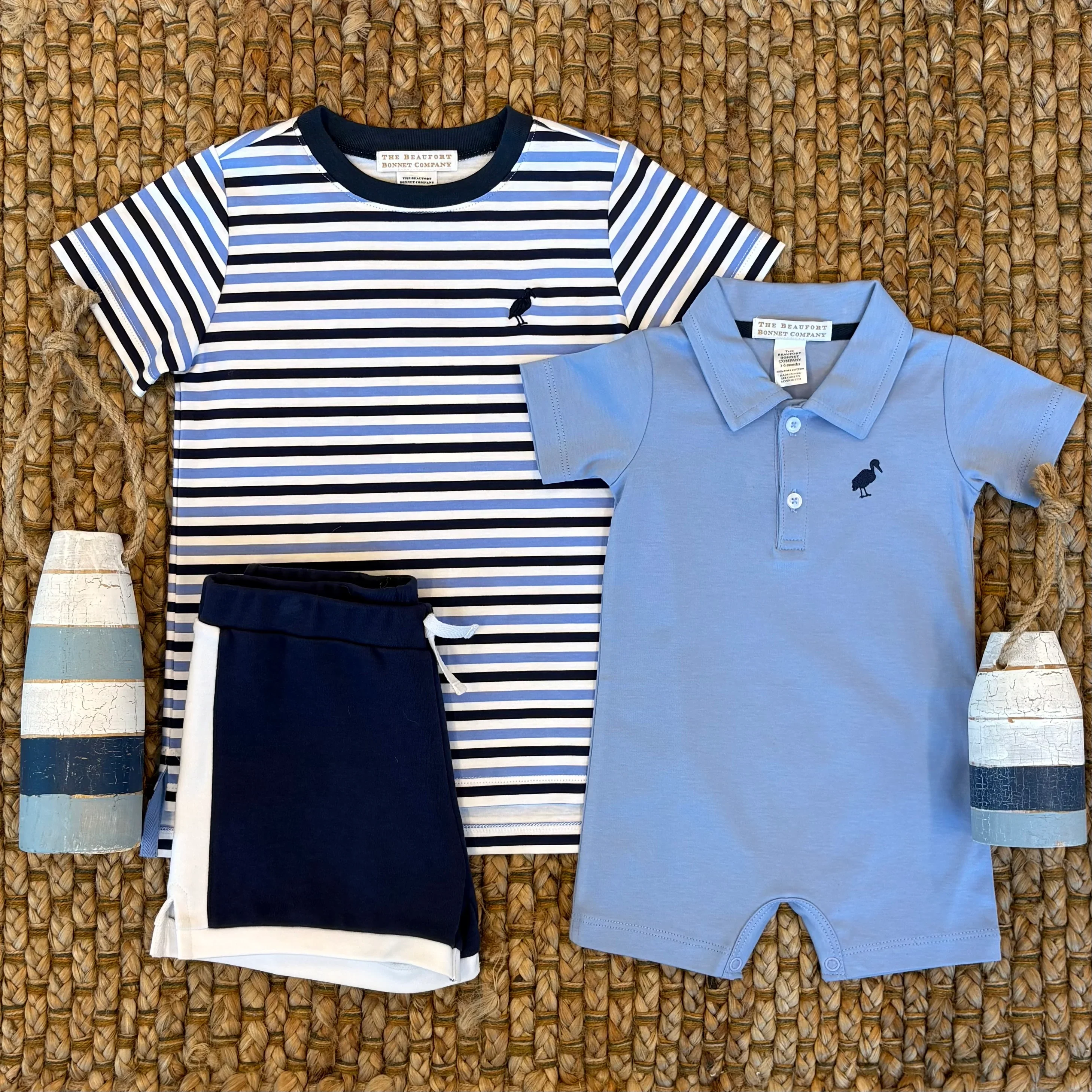 The Beaufort Bonnet Company - Shaefer Shorts - Nantucket Navy/Worth Ave White - Image 3