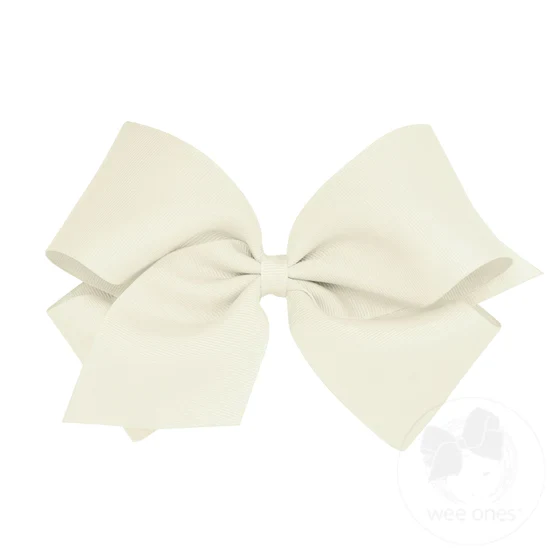 Classic Grosgrain Girls Hair Bow (Plain Wrap) - Image 11