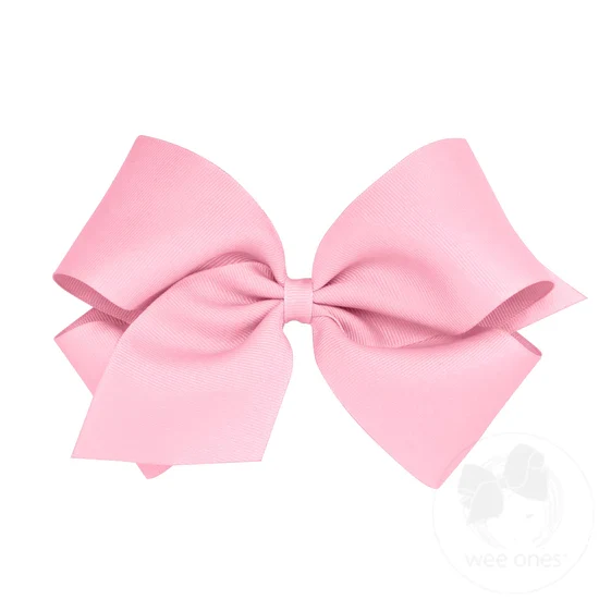 Classic Grosgrain Girls Hair Bow (Plain Wrap) - Image 7