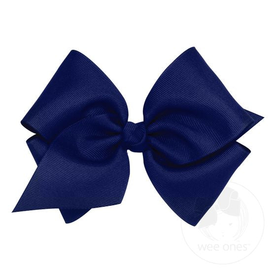 Mini King Classic Grosgrain Hair Bow (Knot Wrap) - Image 4