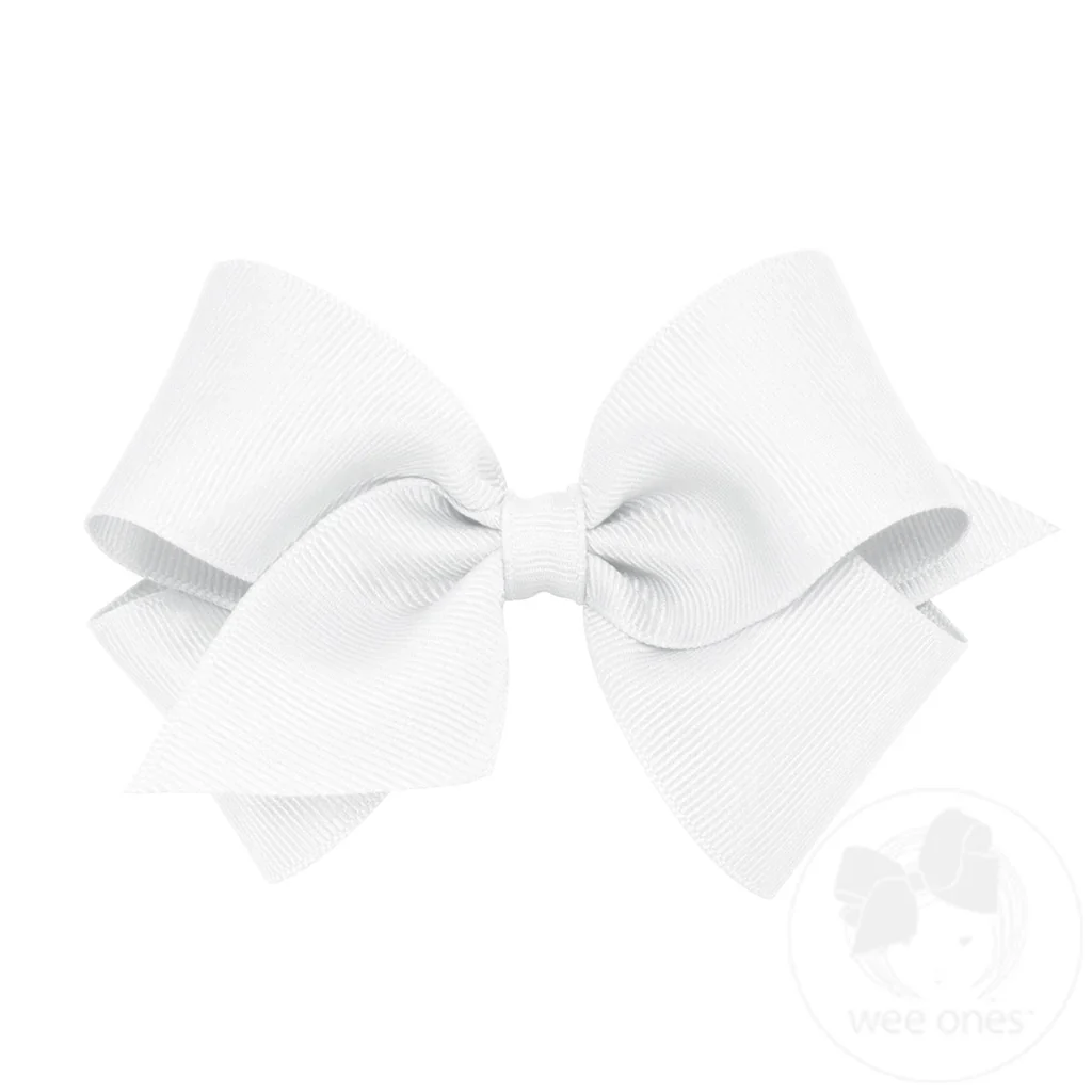 Wee Ones - Small Classic Grosgrain Hair Bow (Plain Wrap) - Image 11