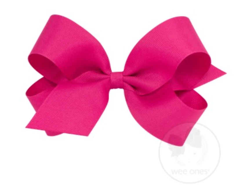 Wee Ones - Large Classic Grosgrain Hair Bow (Plain Wrap) - Image 10
