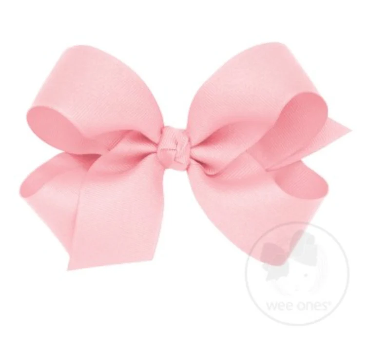 Wee Ones - Large Classic Grosgrain Hair Bow (Plain Wrap) - Image 4