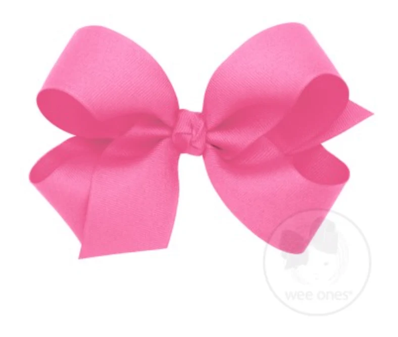Wee Ones - Large Classic Grosgrain Hair Bow (Plain Wrap) - Image 5