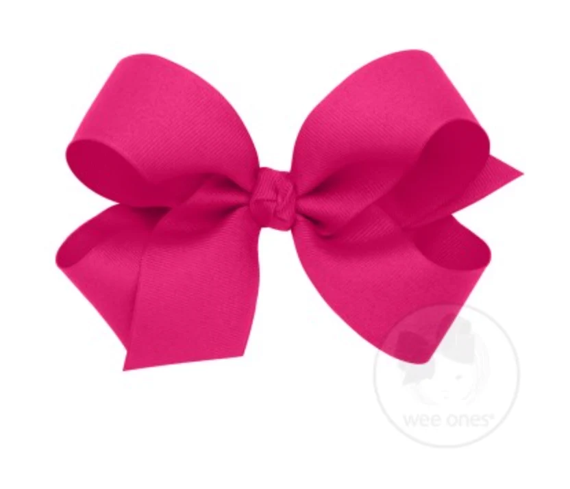 Wee Ones - Large Classic Grosgrain Hair Bow (Plain Wrap) - Image 6