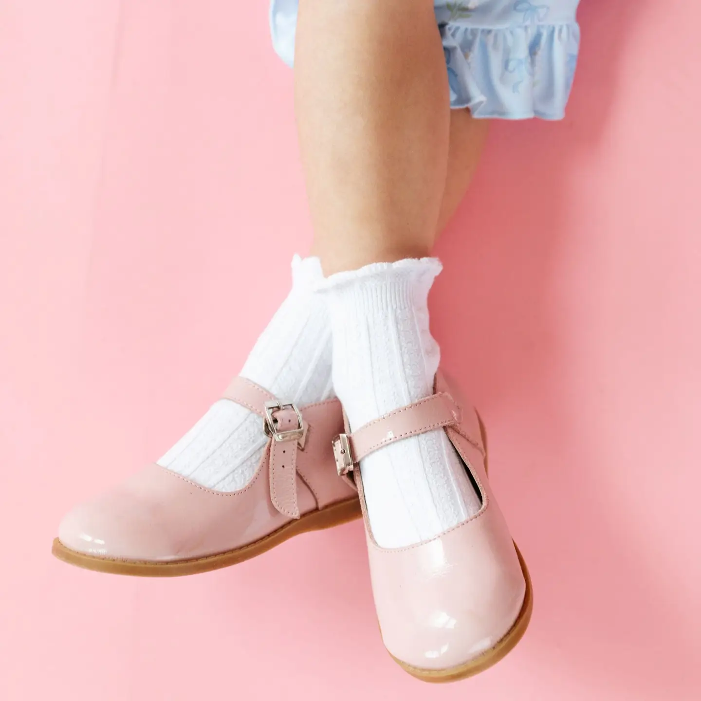 White Frill Midi Socks - Image 2