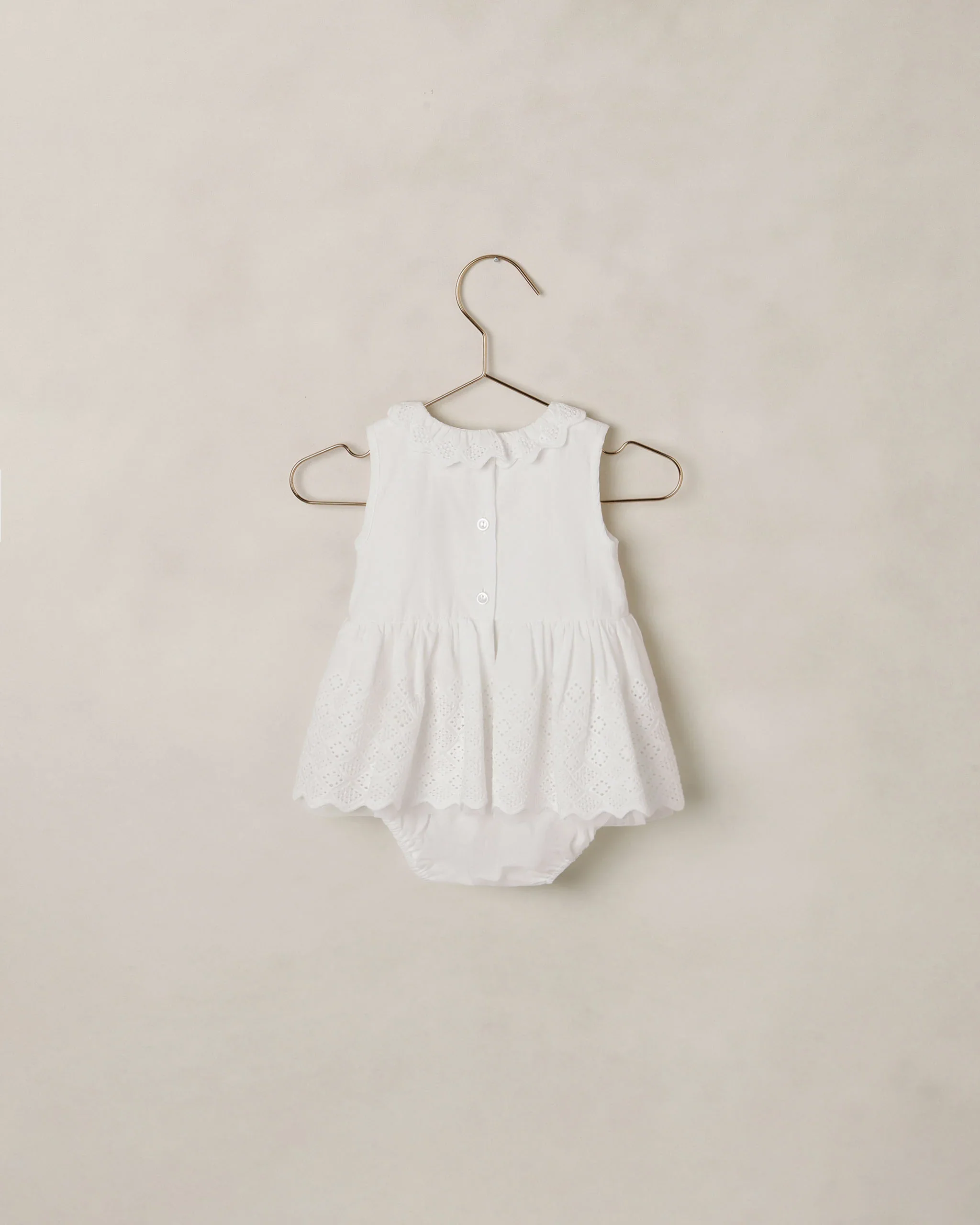 White Georgia Romper - Image 2