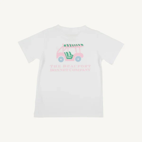 Worth Avenue White with Golf Cart Sir Proper's T-Shirt