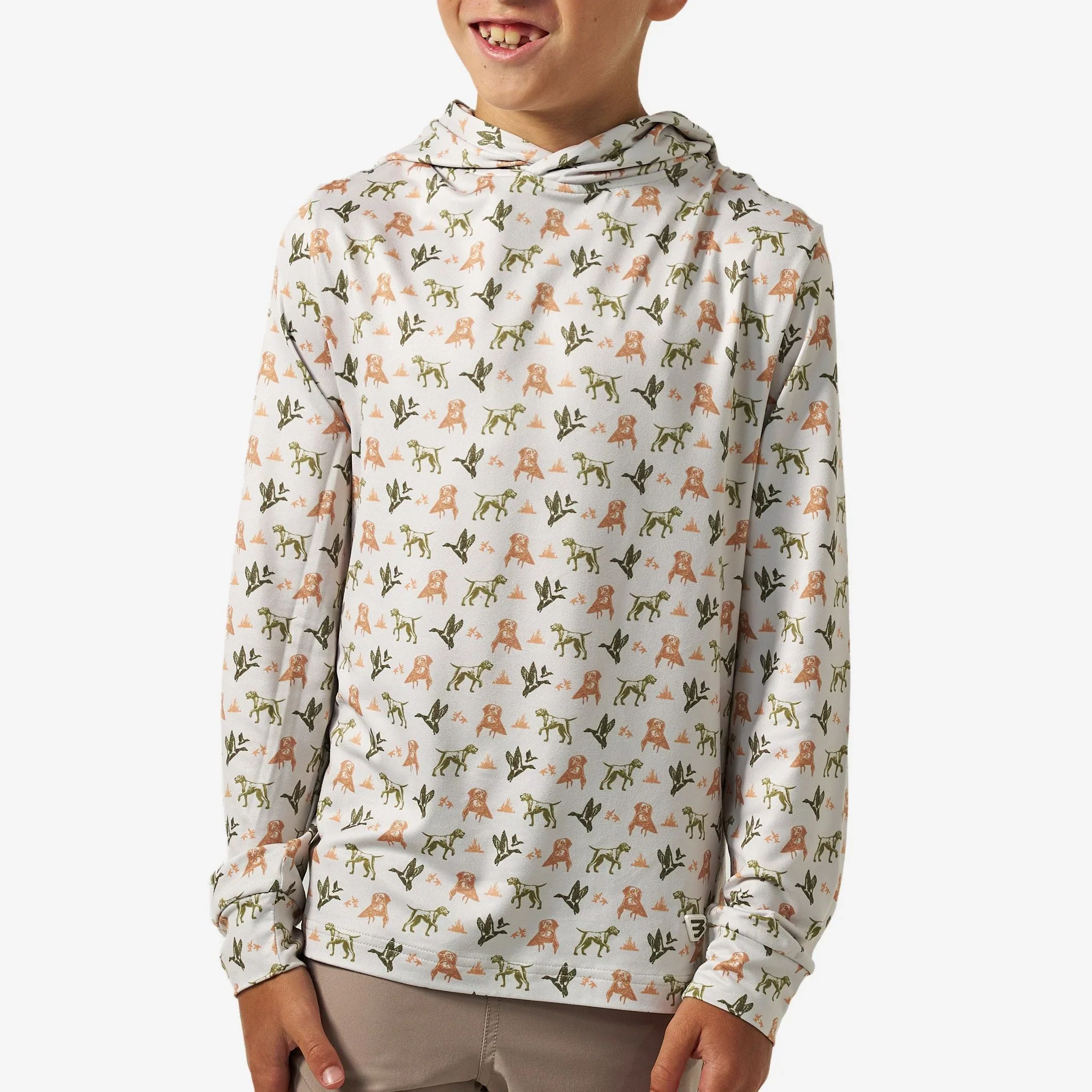 Youth Mallard Duck Dog Performance Hoodie