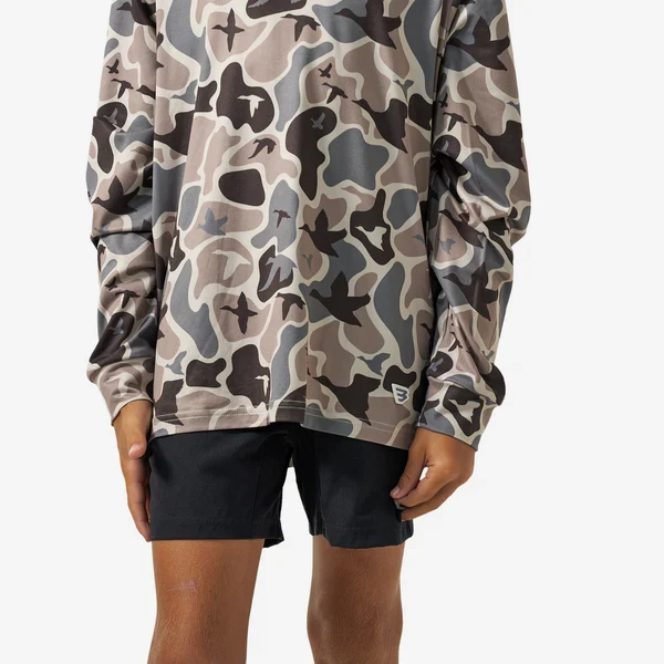 Youth Mallard Mayhem Camo Performance Hoodie - Image 3